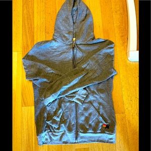 Aviator Nation Classic Zip Up Sweatshirt Lightning Detail (L)